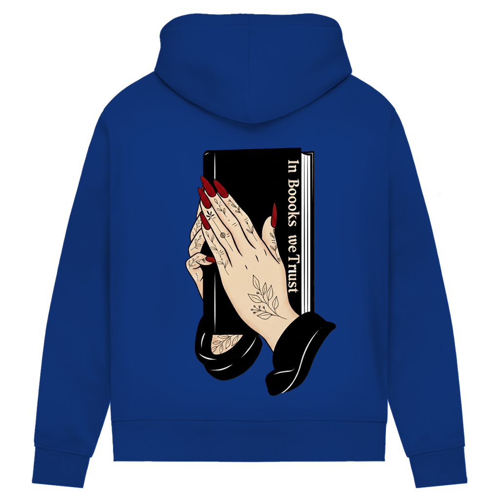 Damen Premium Bio Hoodie In Books we Trust