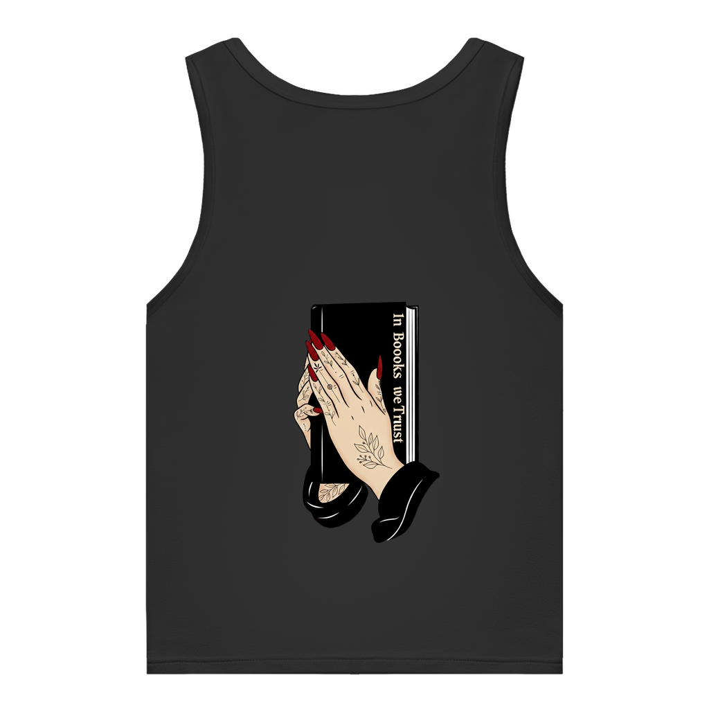 Damen Premium Organic Tank Top In Books we Trust