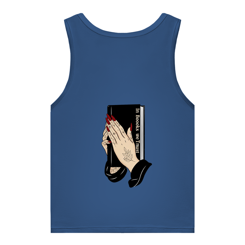 Damen Premium Organic Tank Top In Books we Trust