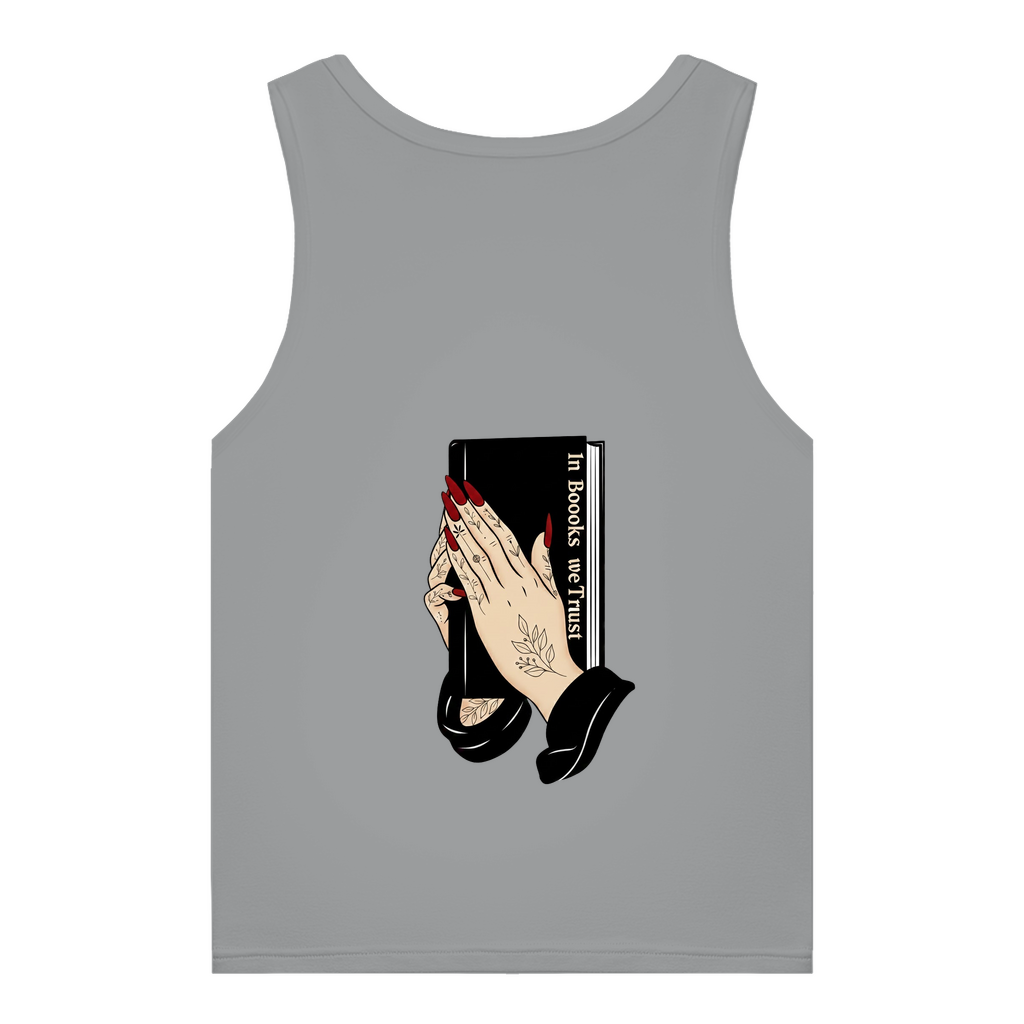 Damen Premium Organic Tank Top In Books we Trust