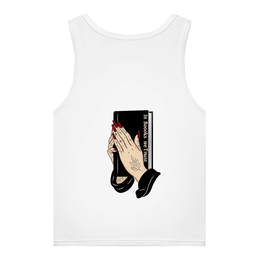 Damen Premium Organic Tank Top In Books we Trust