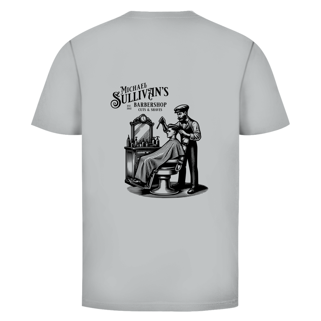Herren T-Shirt Barber Front