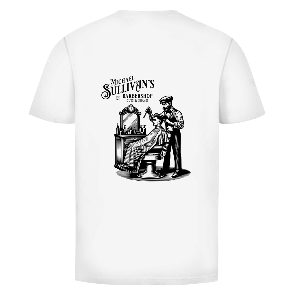Herren T-Shirt Barber Front