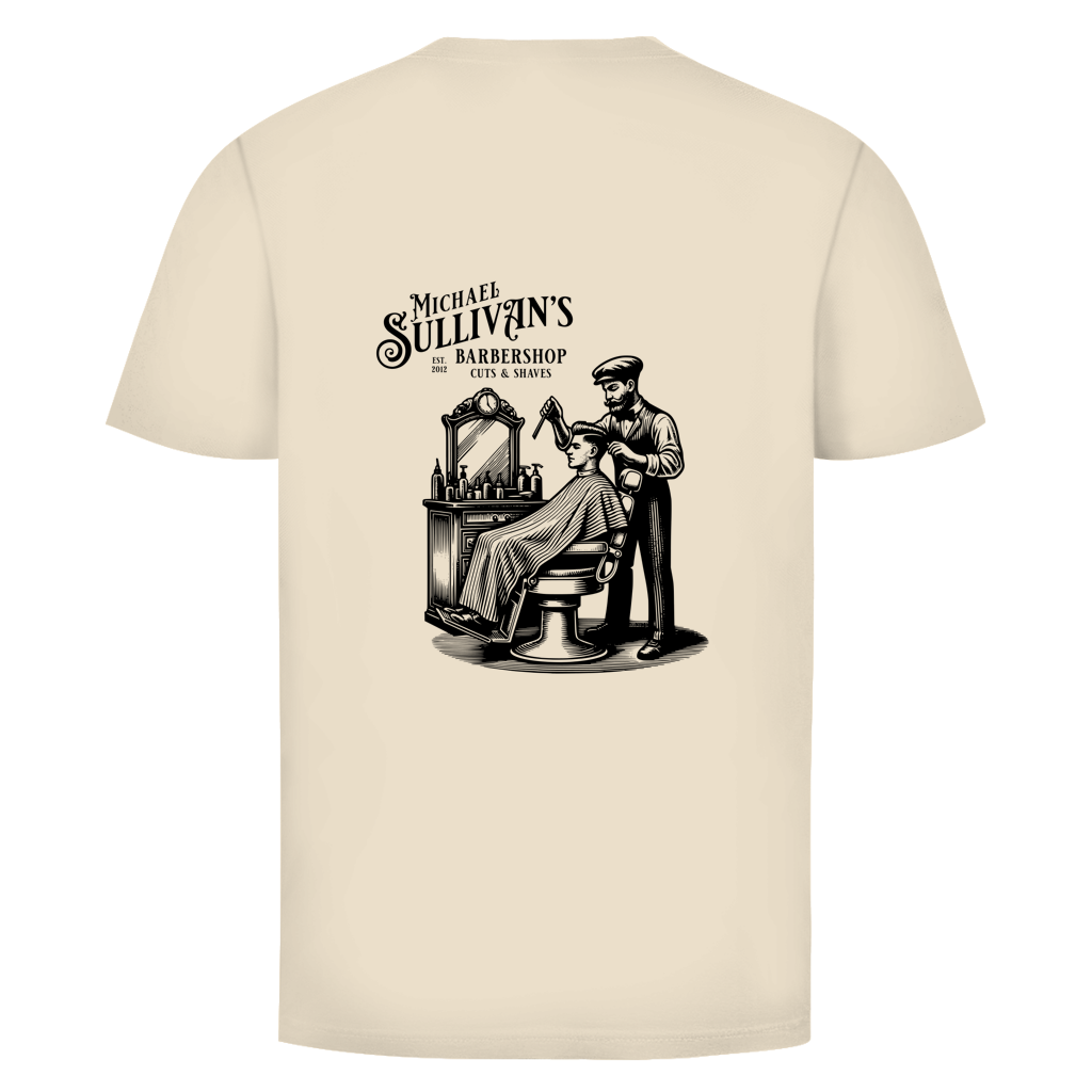 Herren T-Shirt Barber Front
