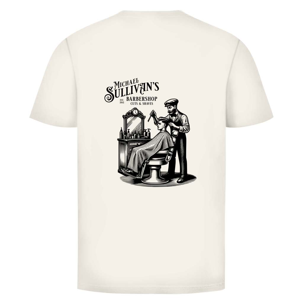Herren T-Shirt Barber Front