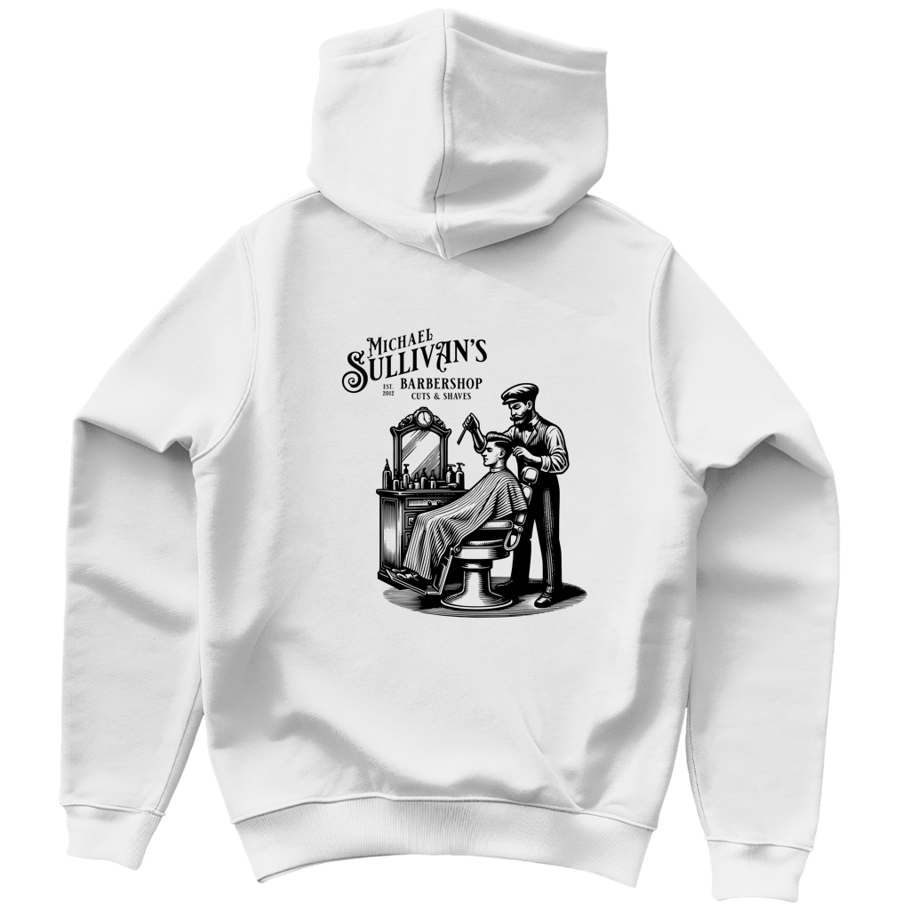 Herren Hoodie Barber Front