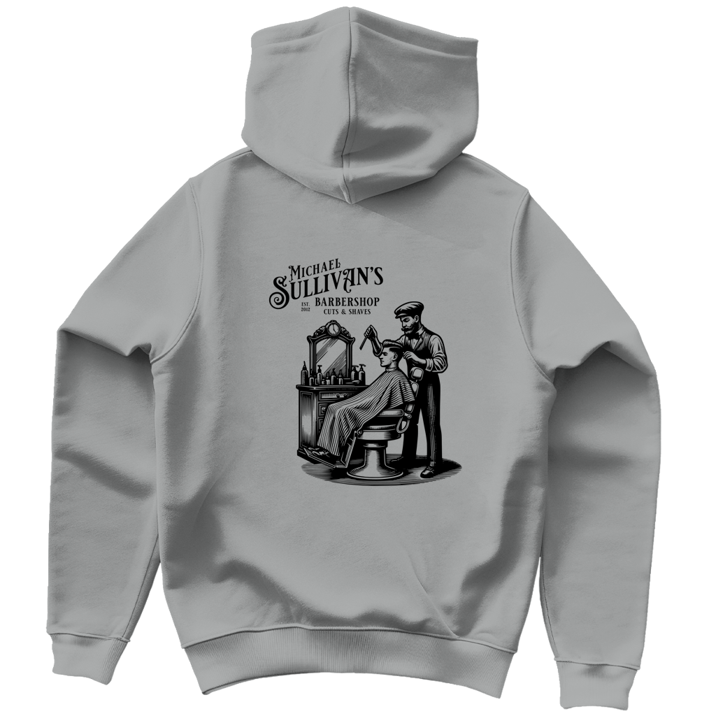 Herren Hoodie Barber Front
