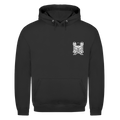 Herren Hoodie Barber Front White