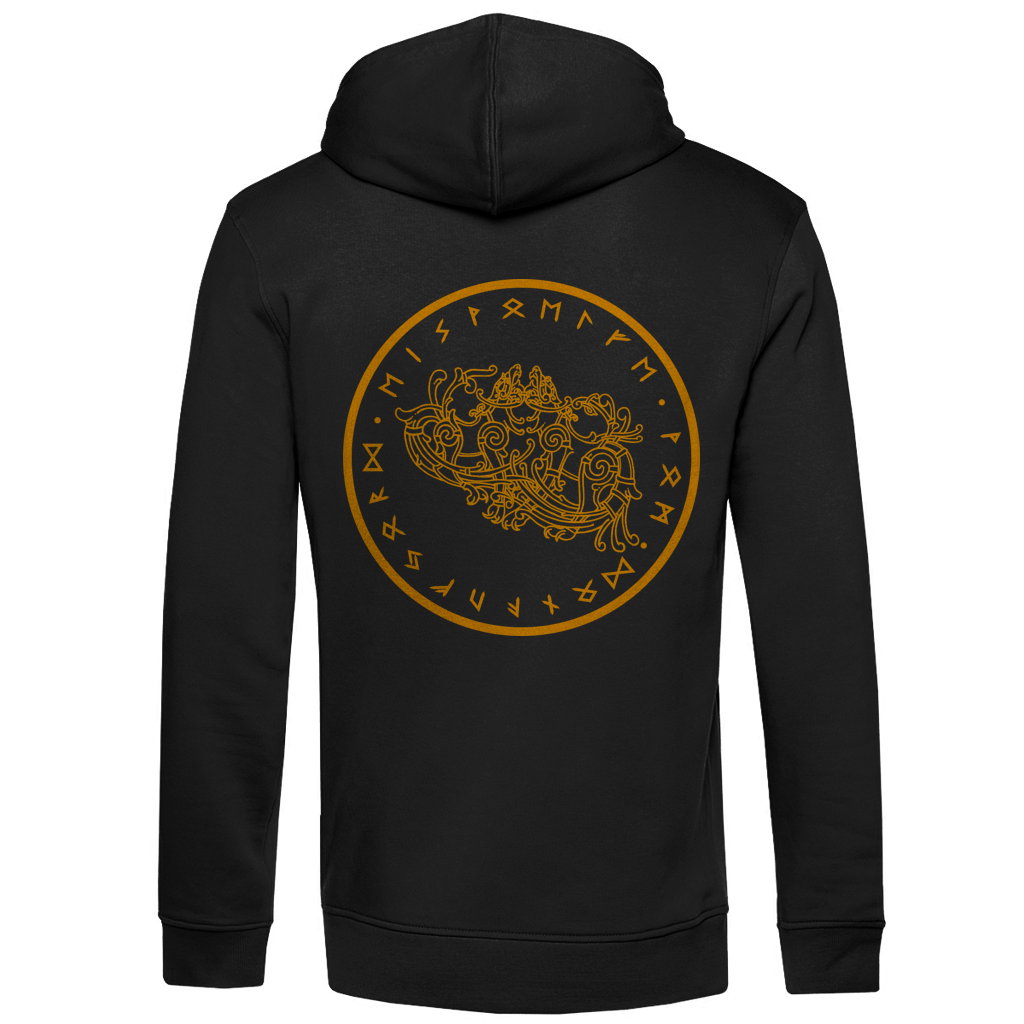Herren Premium Bio Hoodie Eiswölfe_2