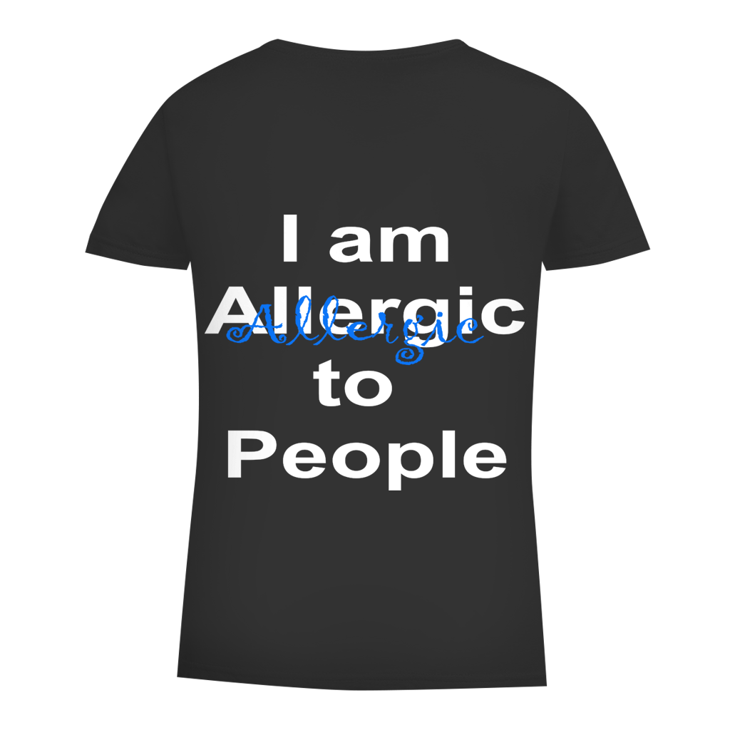 Damen Premium Bio T-Shirt Allergic