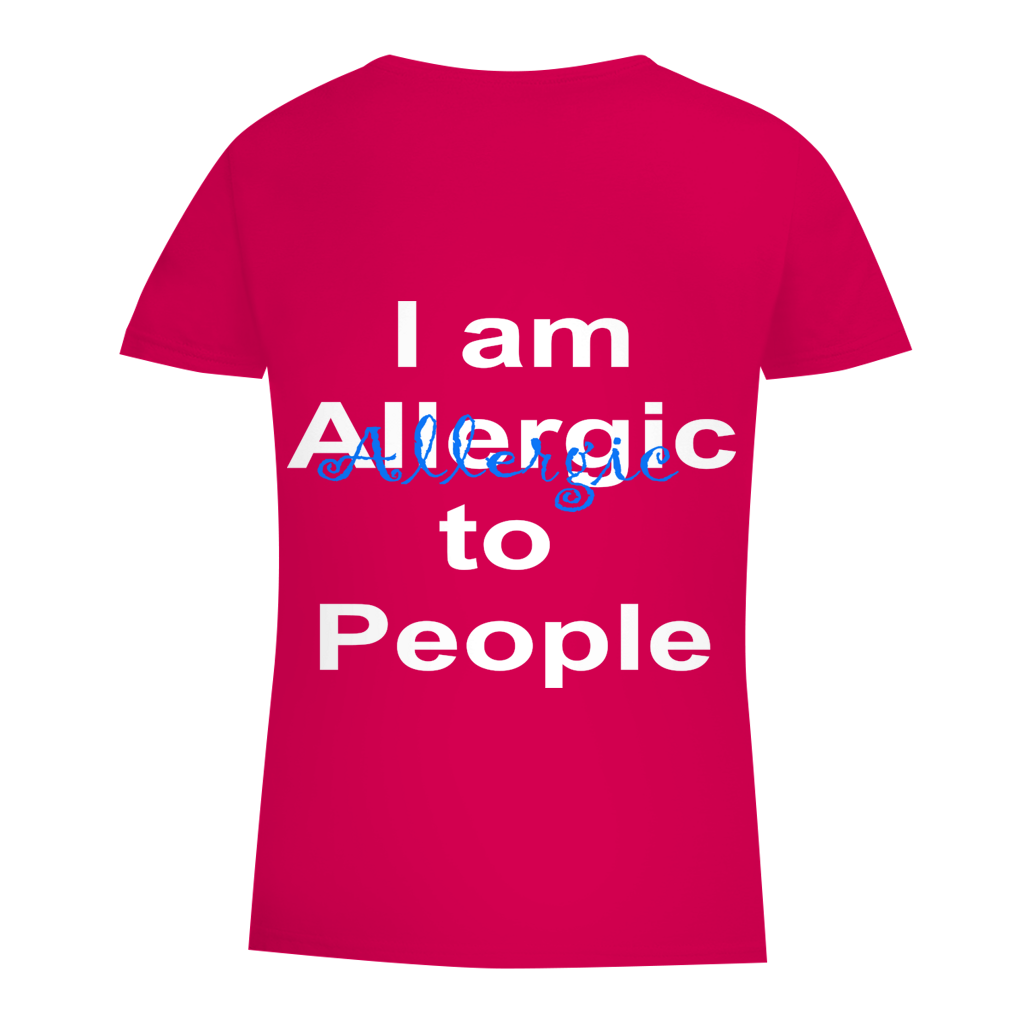 Damen Premium Bio T-Shirt Allergic