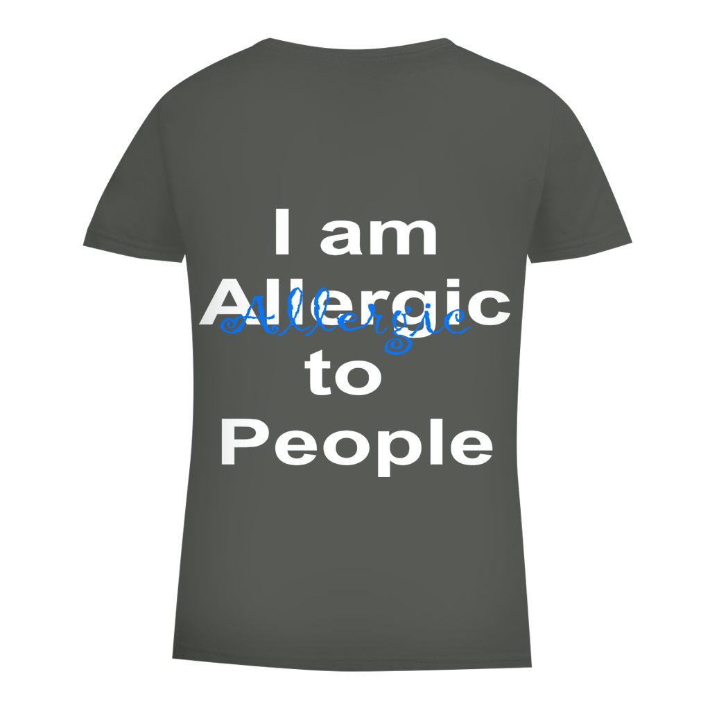 Damen Premium Bio T-Shirt Allergic