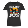 Damen Premium Bio T-Shirt Huskies