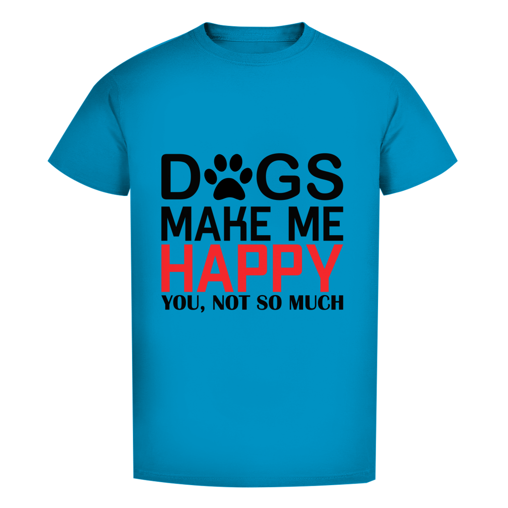 Herren Premium Bio T-Shirt Happy Dog
