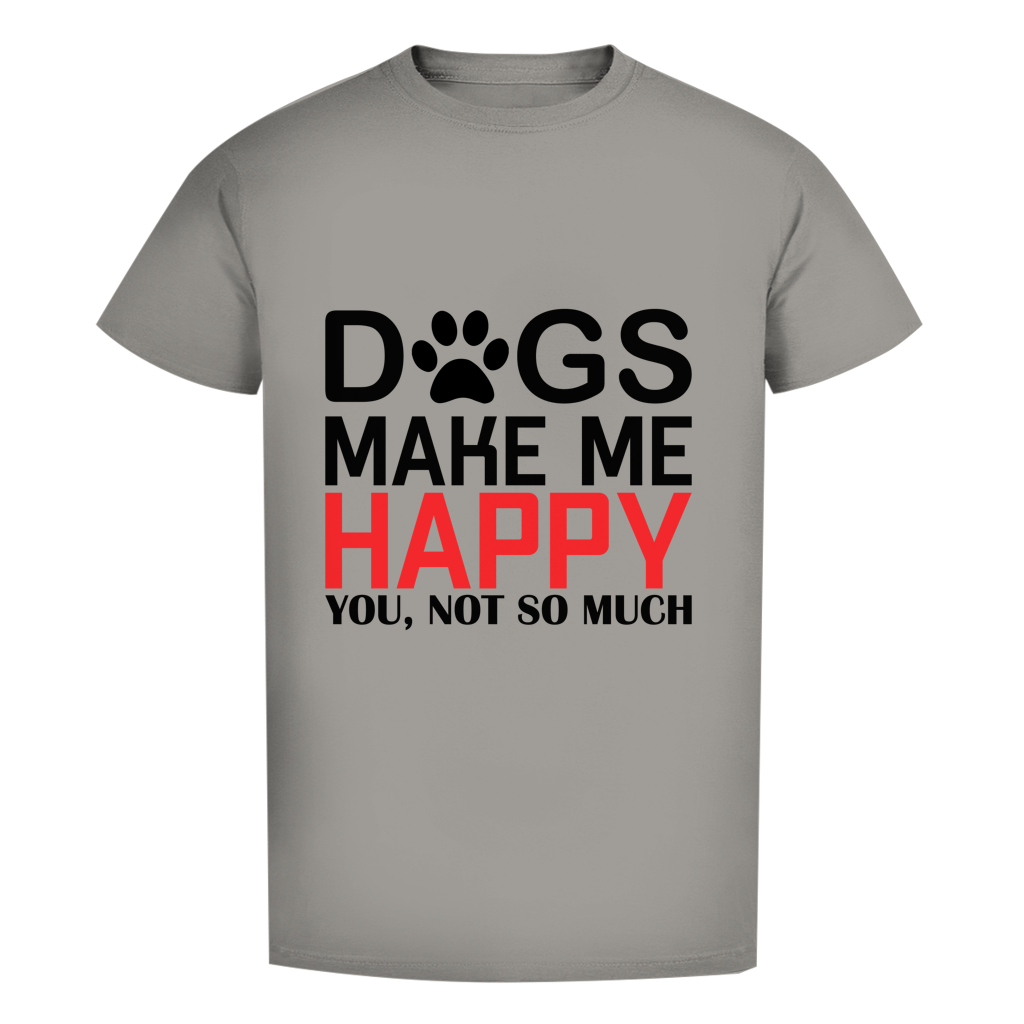 Herren Premium Bio T-Shirt Happy Dog