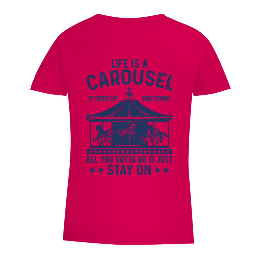 Damen Premium Bio T-Shirt Carousel