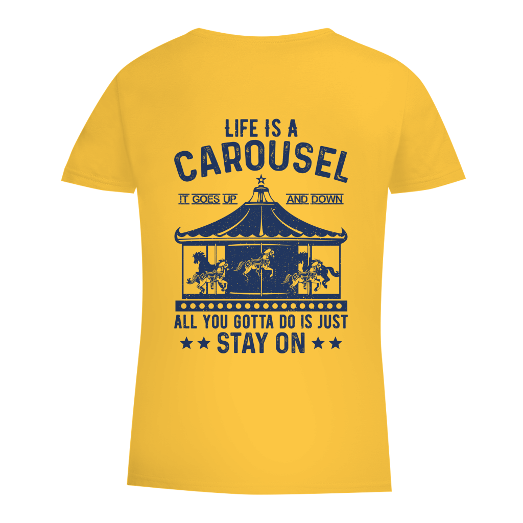 Damen Premium Bio T-Shirt Carousel