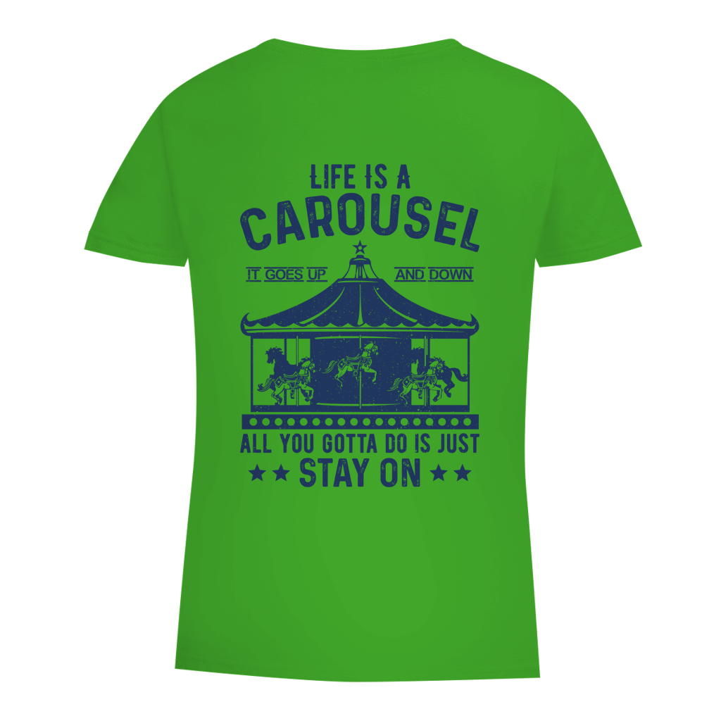 Damen Premium Bio T-Shirt Carousel