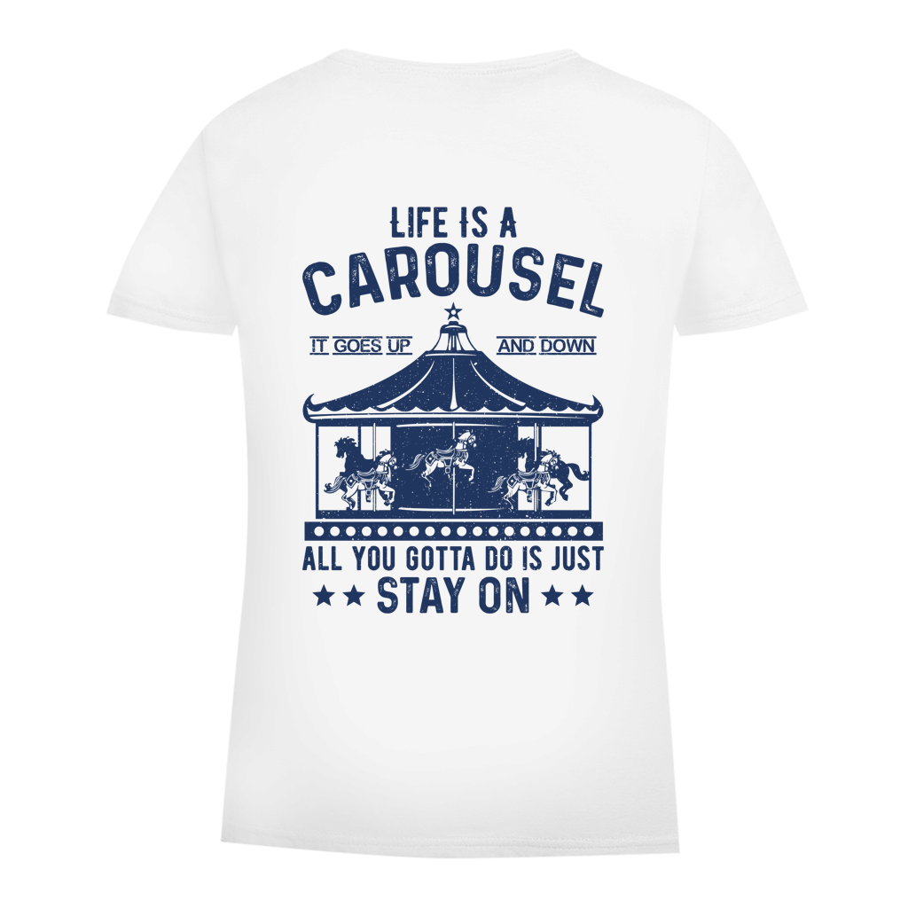 Damen Premium Bio T-Shirt Carousel