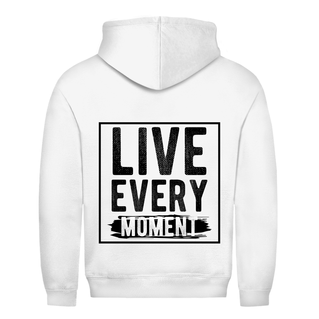 Herren Hoodie Live Every Moment