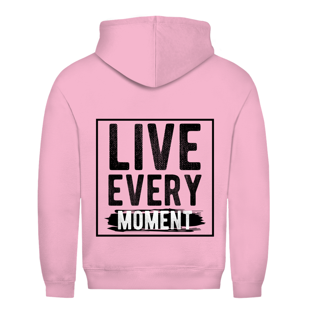 Herren Hoodie Live Every Moment