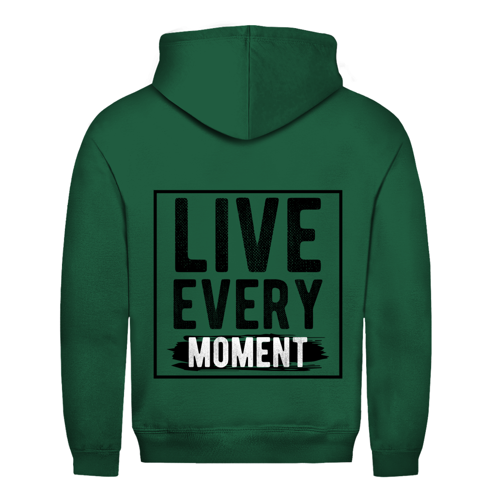 Herren Hoodie Live Every Moment