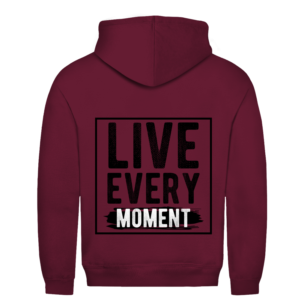 Herren Hoodie Live Every Moment