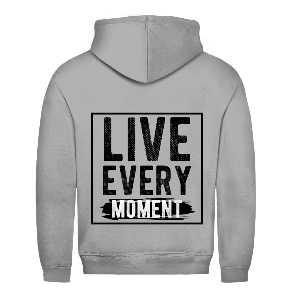 Herren Hoodie Live Every Moment