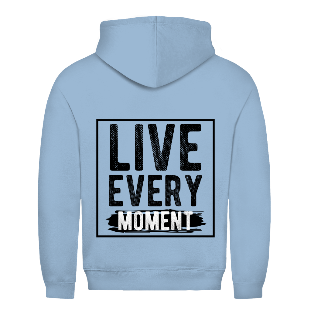 Herren Hoodie Live Every Moment
