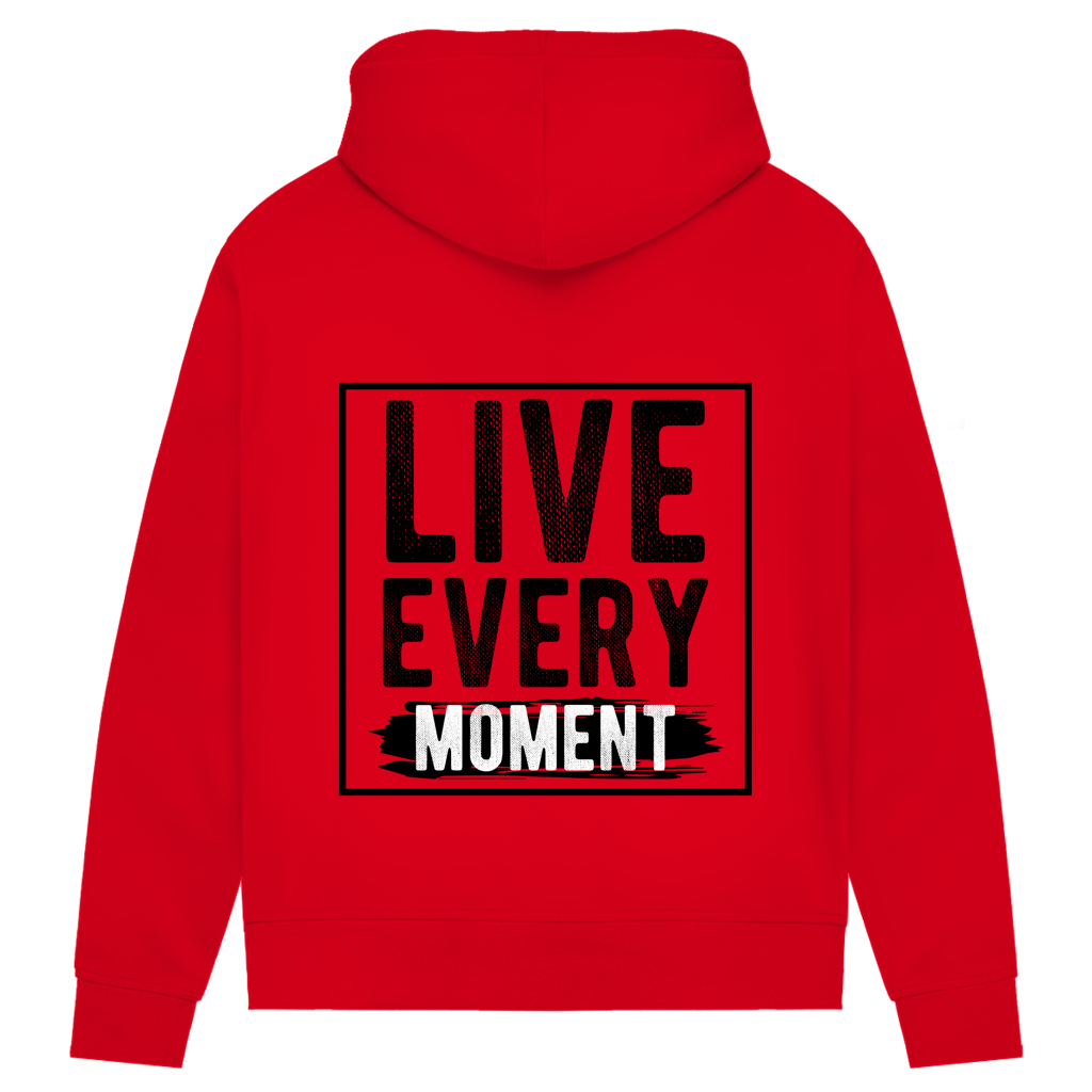 Damen Premium Bio Hoodie Live Every Moment