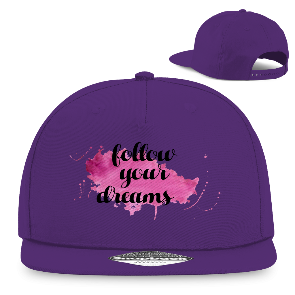 Snapback Rapper Cap Follow Your Dreams