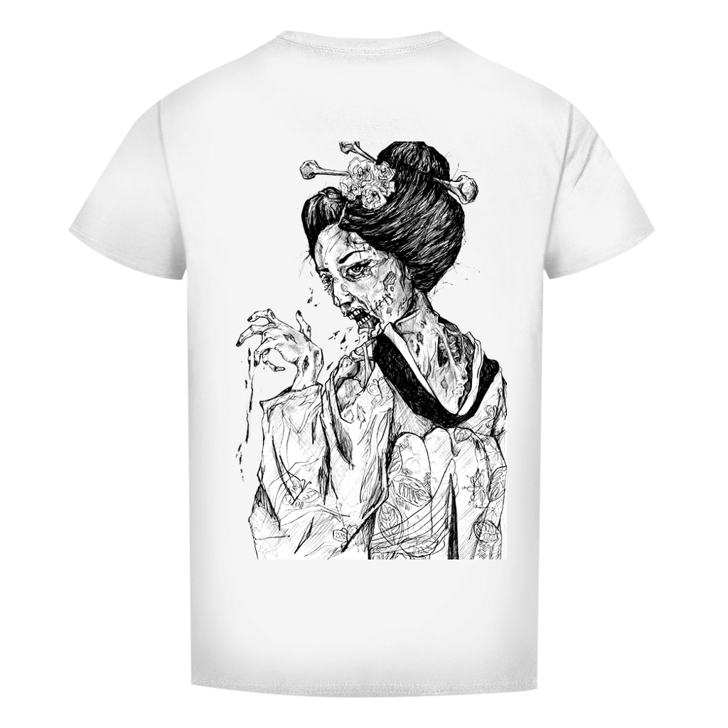 Herren Premium Bio T-Shirt Zombie Geisha