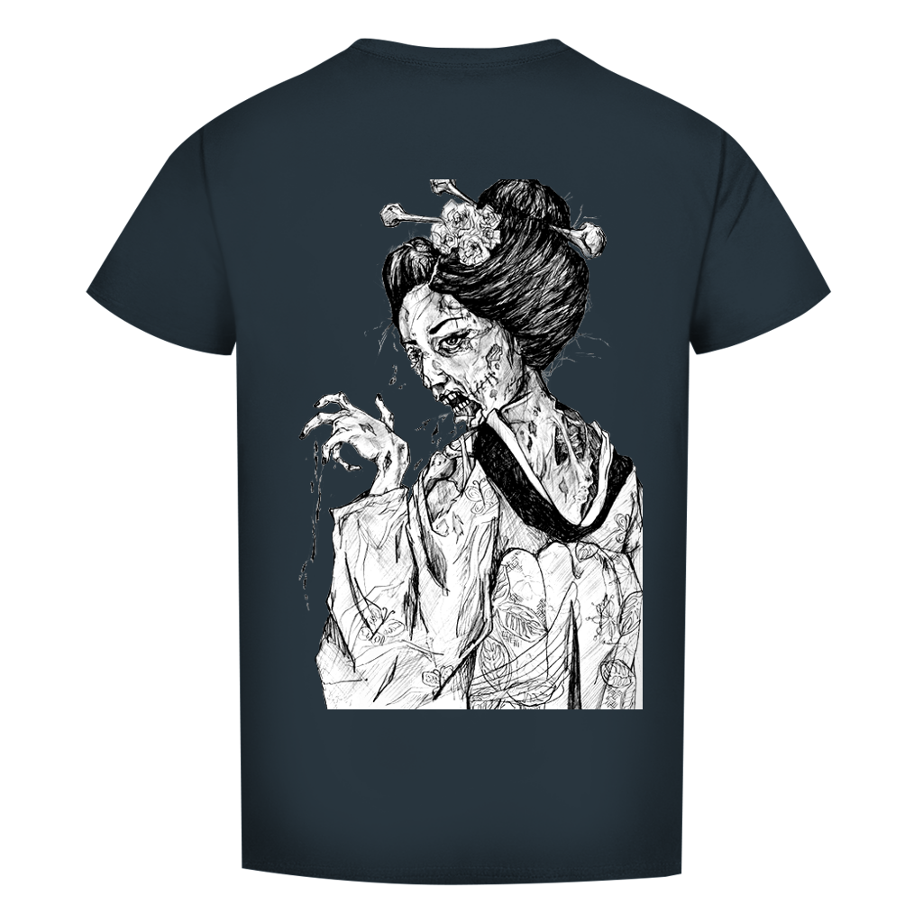 Herren Premium Bio T-Shirt Zombie Geisha