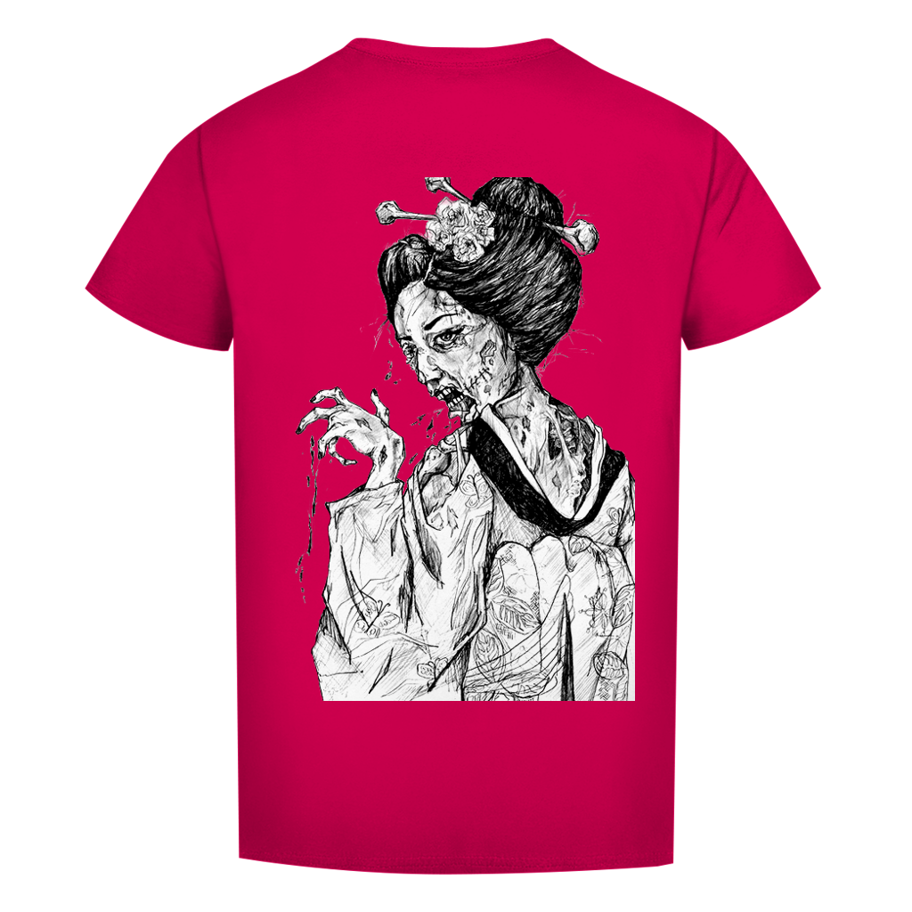 Herren Premium Bio T-Shirt Zombie Geisha