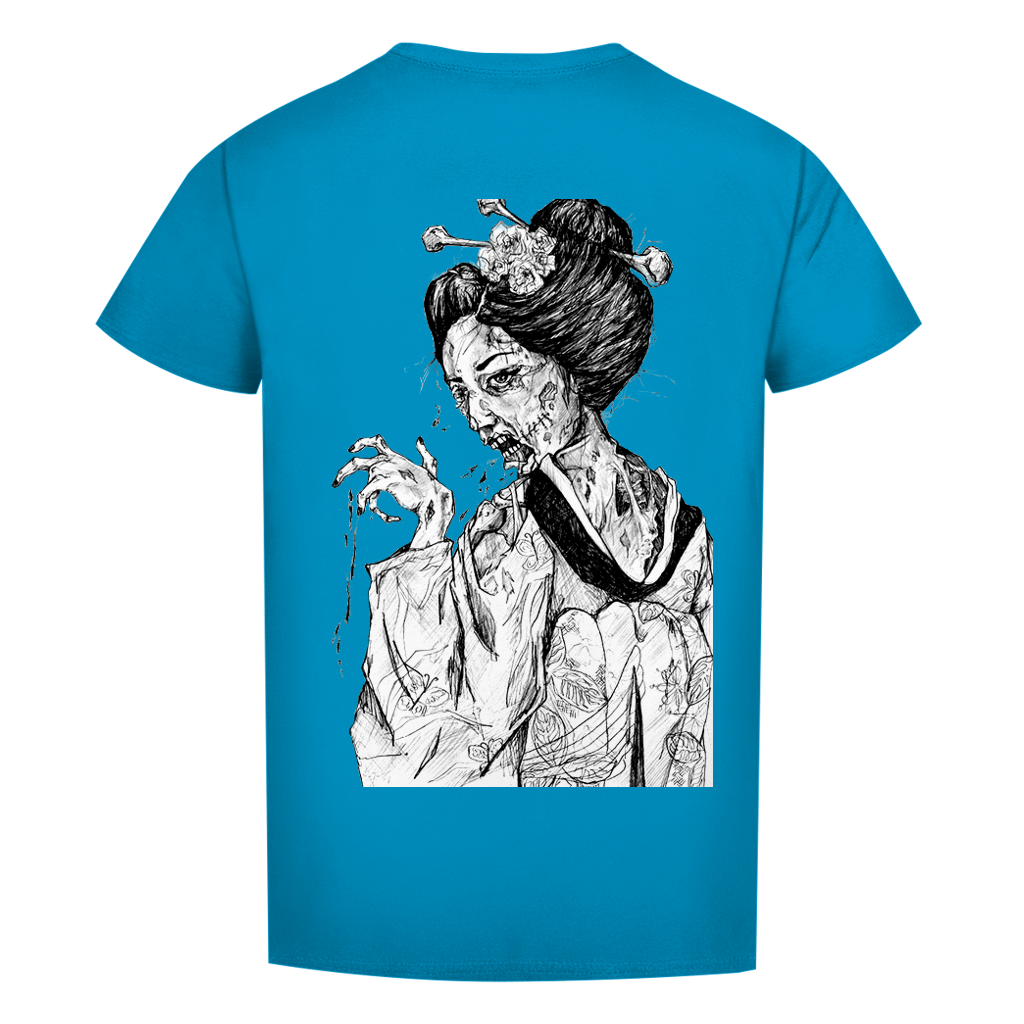 Herren Premium Bio T-Shirt Zombie Geisha