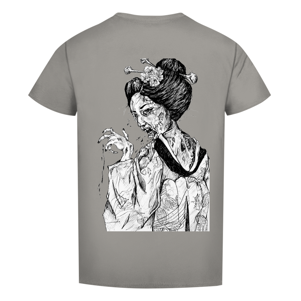 Herren Premium Bio T-Shirt Zombie Geisha