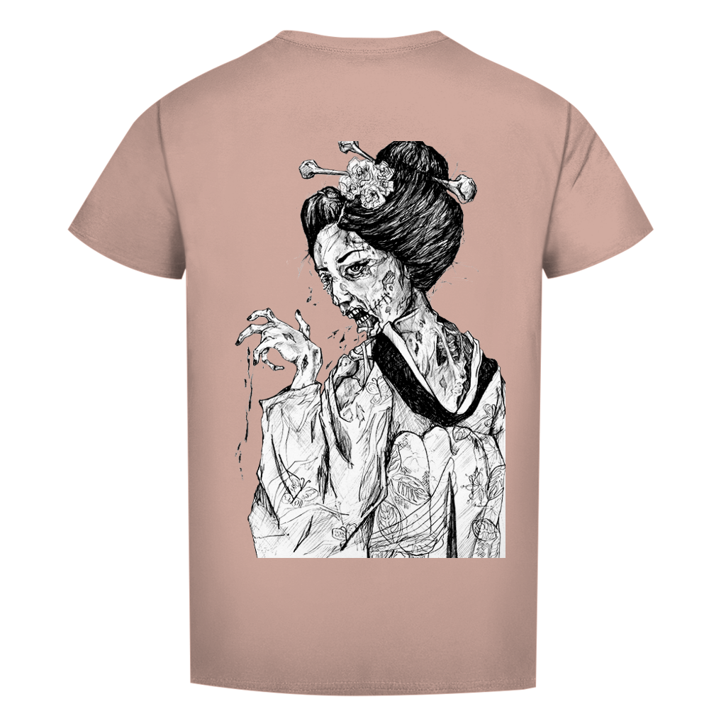 Herren Premium Bio T-Shirt Zombie Geisha