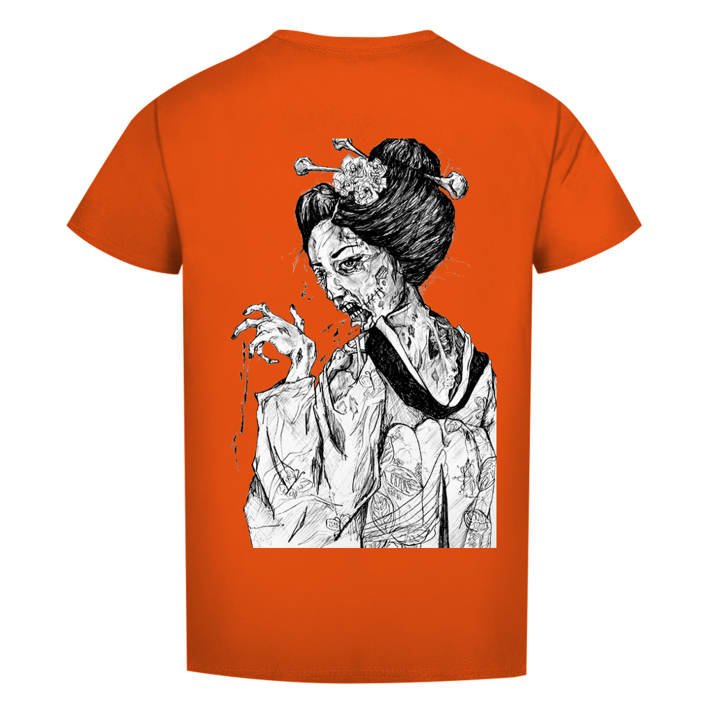 Herren Premium Bio T-Shirt Zombie Geisha