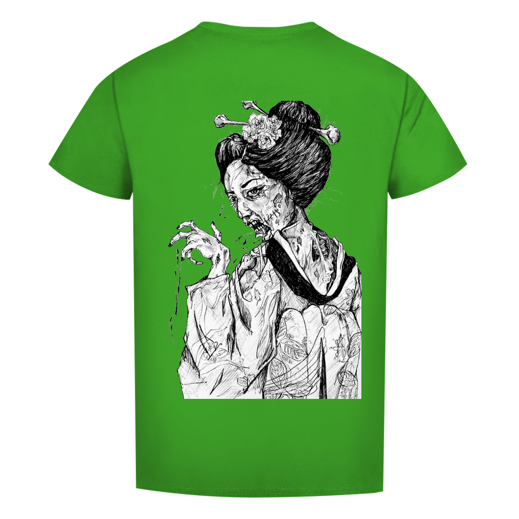 Herren Premium Bio T-Shirt Zombie Geisha