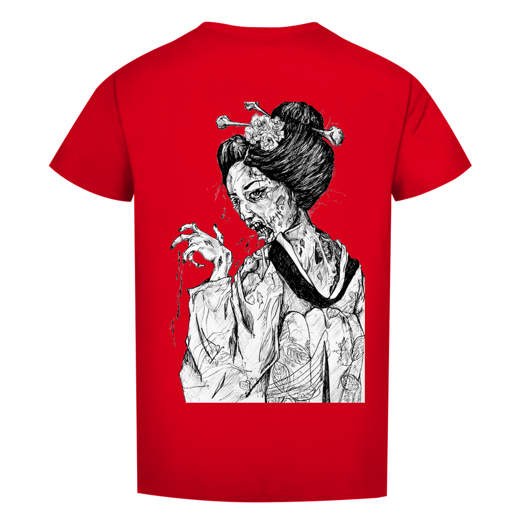Herren Premium Bio T-Shirt Zombie Geisha