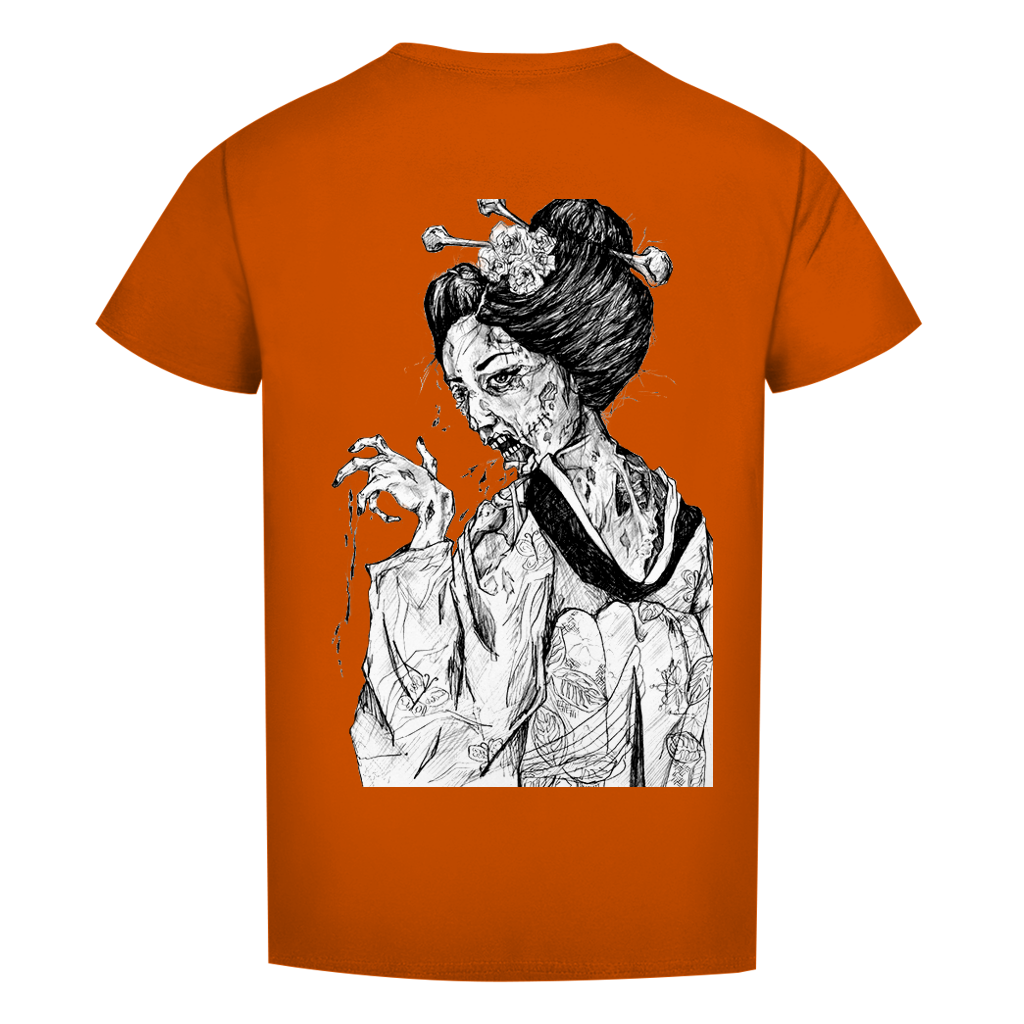 Herren Premium Bio T-Shirt Zombie Geisha