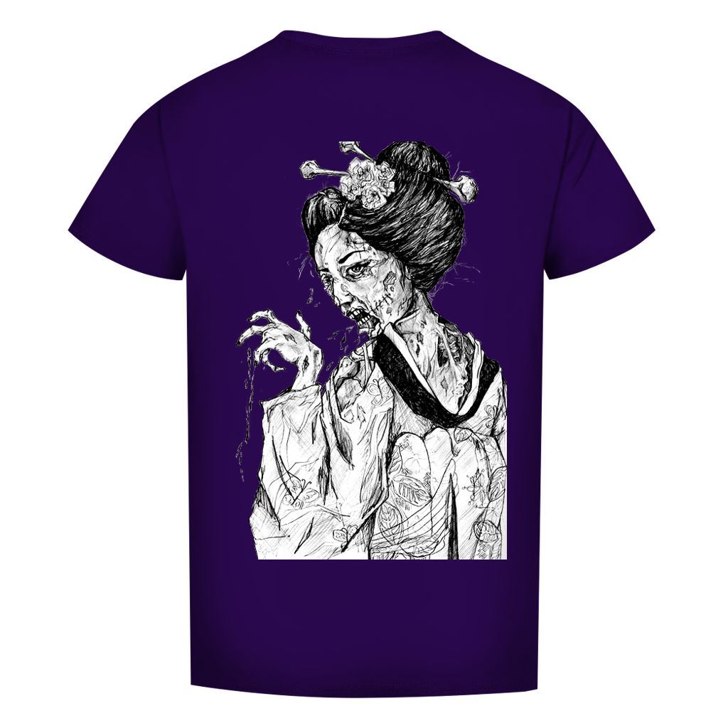 Herren Premium Bio T-Shirt Zombie Geisha
