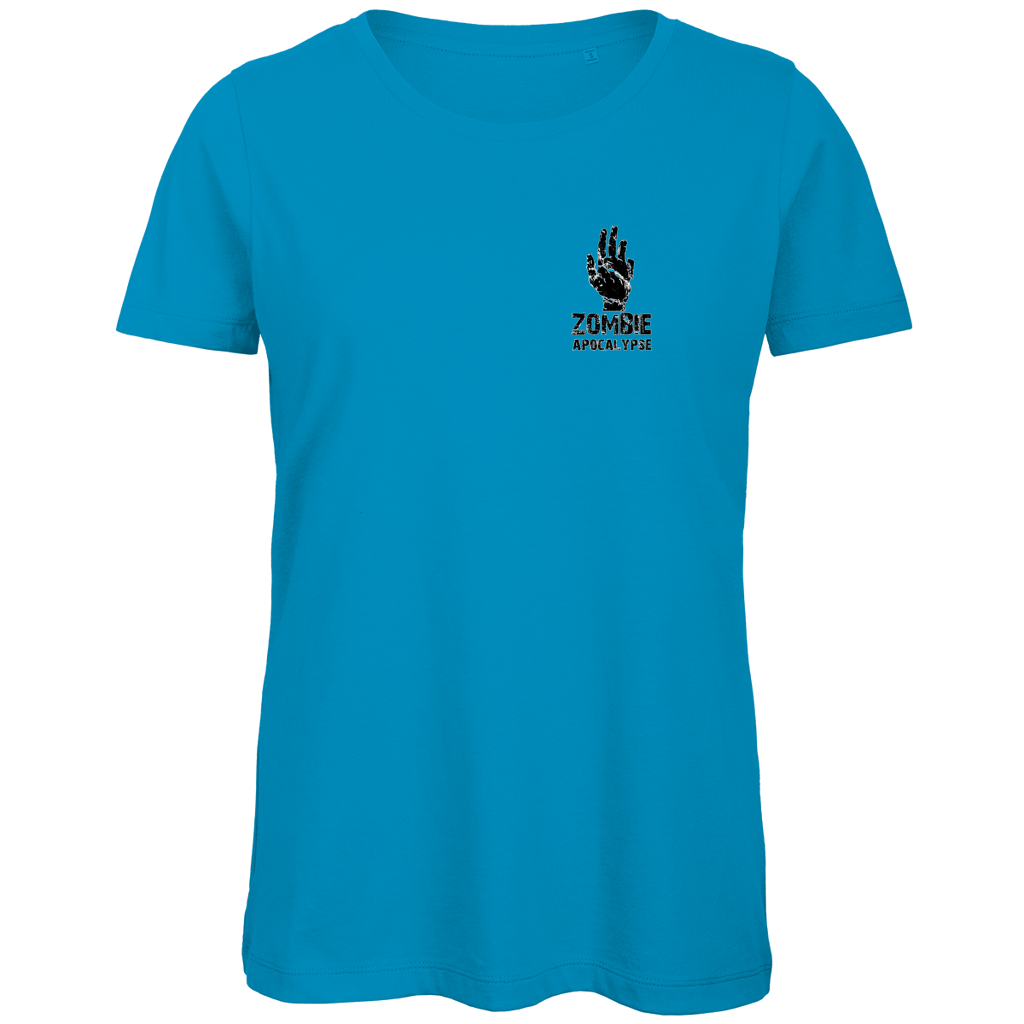 Damen Premium Bio T-Shirt Zombie Geisha