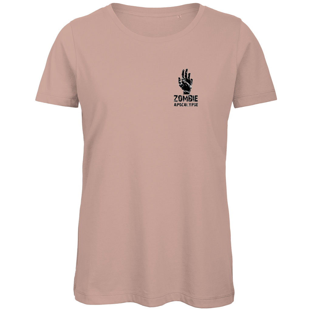 Damen Premium Bio T-Shirt Zombie Geisha