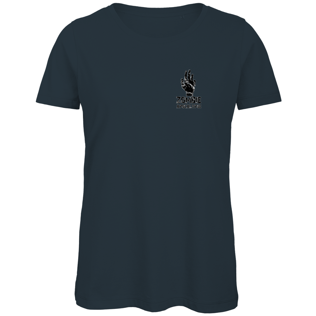 Damen Premium Bio T-Shirt Zombie Geisha