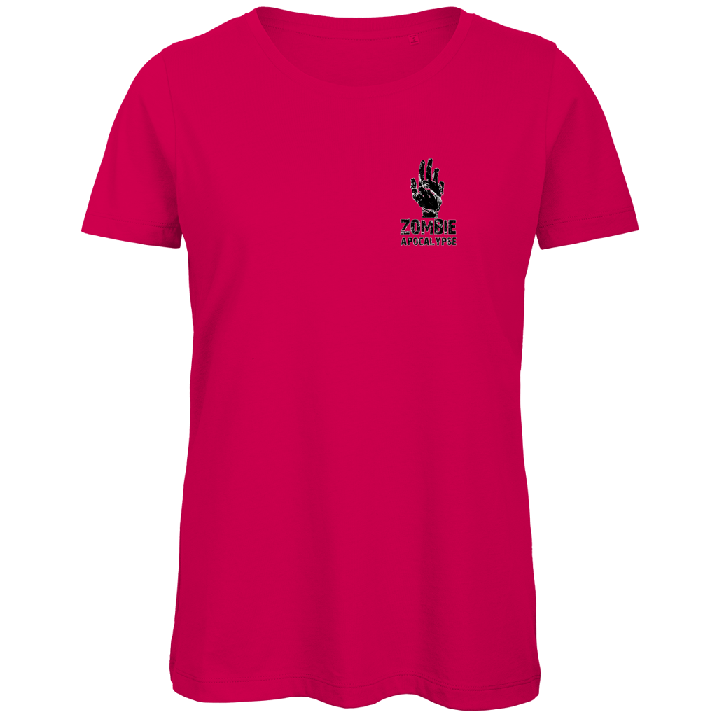 Damen Premium Bio T-Shirt Zombie Geisha