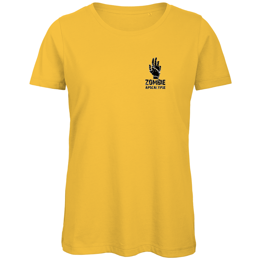 Damen Premium Bio T-Shirt Zombie Geisha