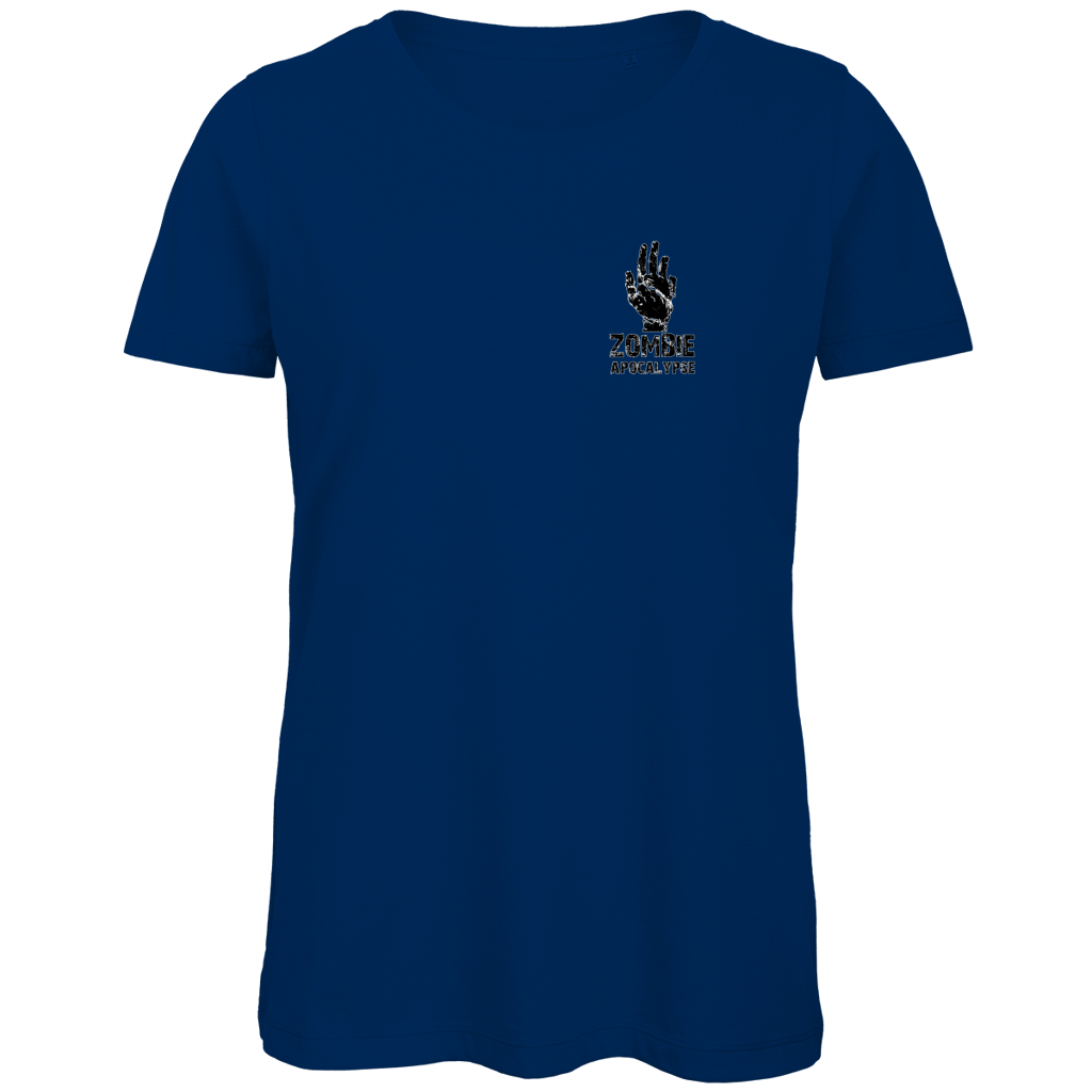 Damen Premium Bio T-Shirt Zombie Geisha