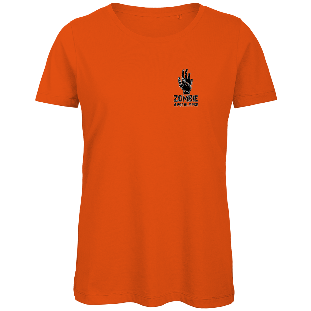 Damen Premium Bio T-Shirt Zombie Geisha