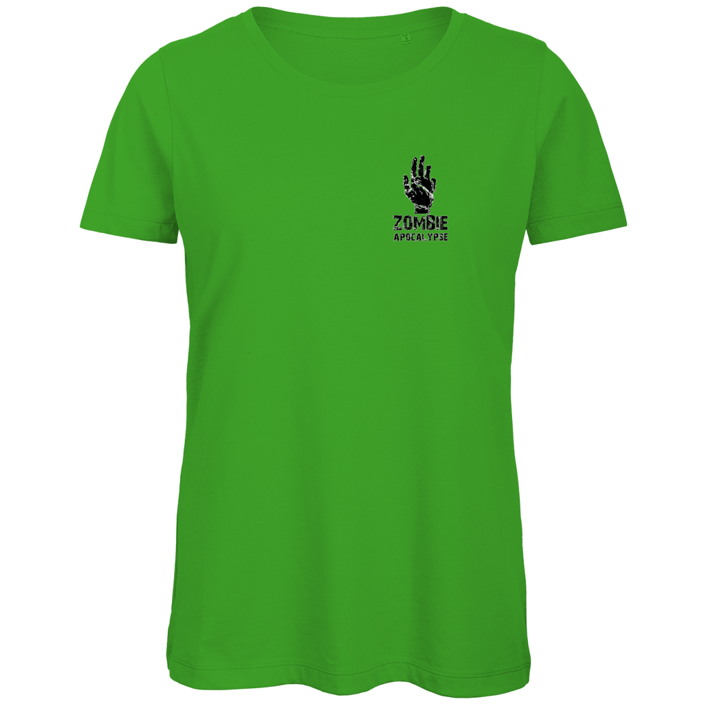 Damen Premium Bio T-Shirt Zombie Geisha